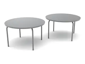 Anno Studio - Bord FM 681- Ø130 - Gråbejdset egefiner