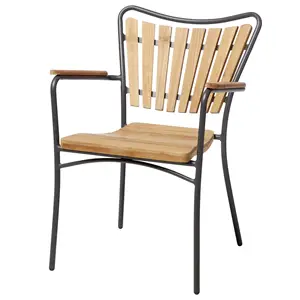 Cinas - Havestol - Ellen stol antracit/teak