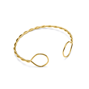 Image of Louise Kragh - Armbånd - Twist - guld