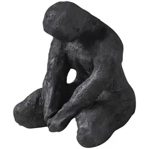 Mette Ditmer - ART PIECE Meditating Man - Sort