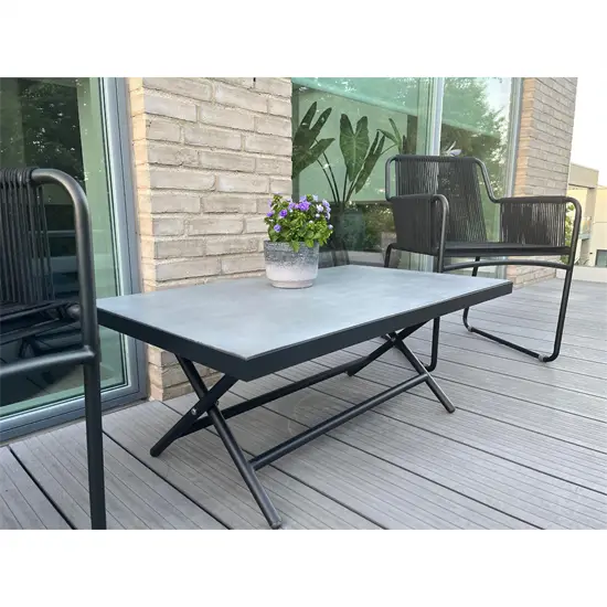 Friis Furniture - Lounge havebord - Asta Coffee - Fibercement - 100x60 cm - 2. sortering
