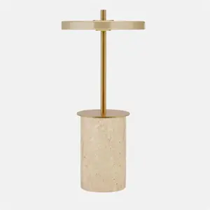 Umage - Bordlampe - Asteria Move Mini - Clay Travertine Messing