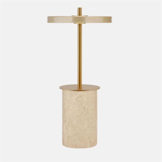 Umage - Bordlampe - Asteria Move Mini - Clay Travertine Messing
