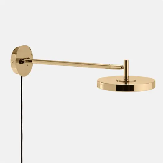 Umage - Væglampe med ledning - Asteria Long Monochrome - Messing