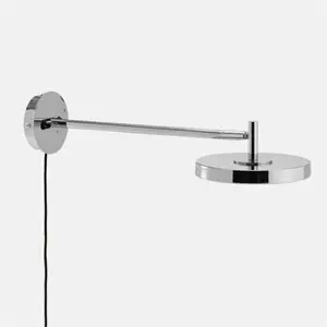 Umage - Væglampe med ledning - Asteria Long Monochrome - Stål