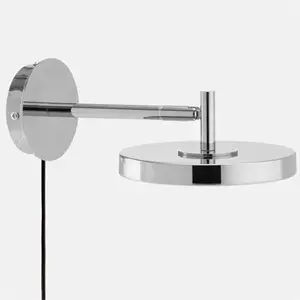 Umage - Væglampe med ledning - Asteria Short Monochrome - Stål