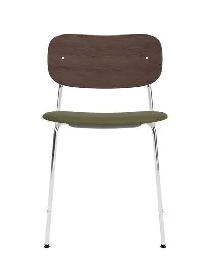 Audo Copenhagen - Co Dining Chair - Chrome Base - Dark Oak - Army