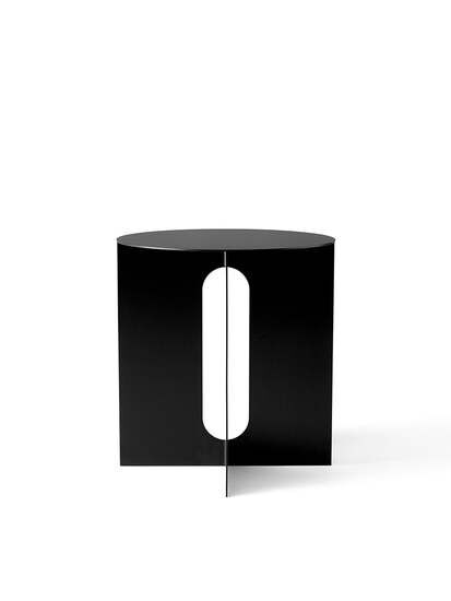 Audo Copenhagen - Androgyne Side Table, Steel Base, Black