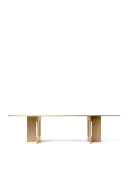 Audo Copenhagen - Androgyne Dining Table, Rectangular, Natural Oak, 278 x109 cm
