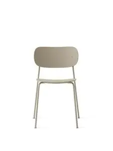 Audo Copenhagen - Co Dining Chair, Outdoor, Recycled Plastic, Olive Steel Base, Olive Seat, Olive Backrest