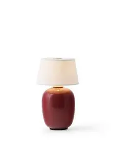 Audo Copenhagen - Torso Table Lamp, Portable, Ø12 cm - Ruby