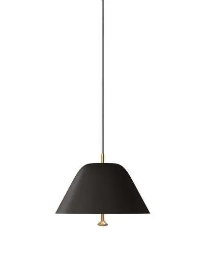 Audo Copenhagen - Levitate Pendant, 28, Black, Brass