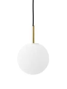 Audo Copenhagen - TR Bulb, Pendant, Brushed Brass w. Matt Bulb