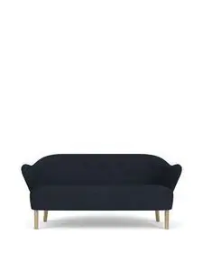 Audo Copenhagen - Ingeborg, Sofa, Oak Legs, Upholstered With PC2T, Natural Oak, EU - HR Foam, 0782 (Blue), Fiord, Fiord, Kvadrat