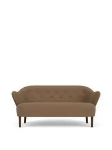 Audo Copenhagen - Ingeborg, Sofa, Oak Legs, Upholstered With PC4T, Dark Stained Oak, EU - HR Foam, 1103 (Brown), Grand Mohair, Grand Mohair, Danish Art Weaving