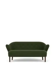 Audo Copenhagen - Ingeborg, Sofa, Oak Legs, Upholstered With PC4T, Dark Stained Oak, EU - HR Foam, 8205 (Dark Green), Grand Mohair, Grand Mohair, Danish Art Weaving
