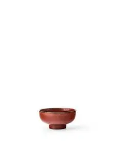 Audo - NNDW Footed Bowl, Ø12, Red Glazed