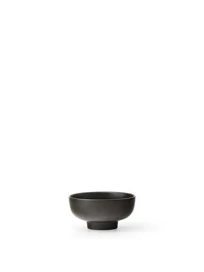 Audo Copenhagen - NNDW Footed Bowl, Ø12, Dark Glazed