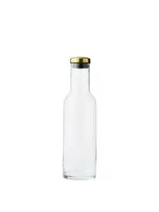 Audo - Bottle Carafe, 1 L., Clear/Brass