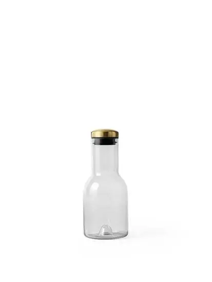 Audo Copenhagen - Water Bottle, 0,5 L, Smoke/Brass