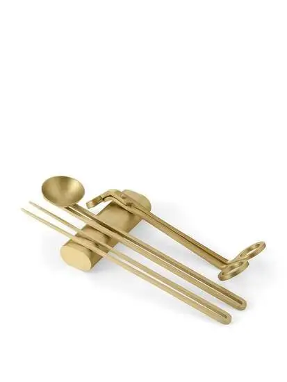 Audo Copenhagen - Clip Candle, Care Kit, Brass