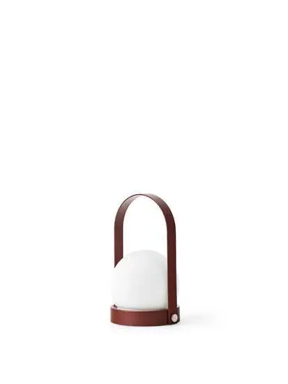 Audo Copenhagen - Carrie Table Lamp, Portable - Burned Red