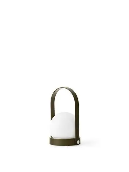 Audo Copenhagen - Carrie Table Lamp, Portable - Olive