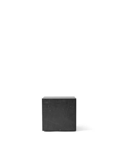 Audo Copenhagen - Plinth Cubic,  Nero Marquina - Sidebord