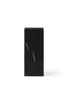 Audo Copenhagen - Plinth Pedestal, Nero Marquina - Marmor