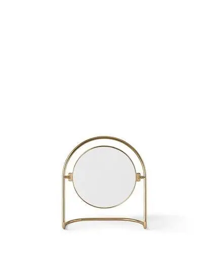 Audo Copenhagen - Nimbus Table Mirror, Polished Brass