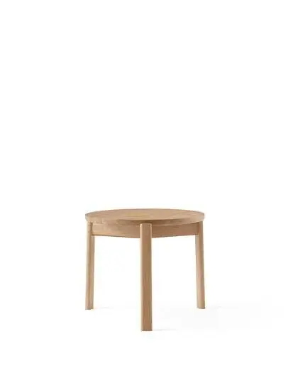 Audo Copenhagen - Passage Lounge Table, Ø50, Natural Oak