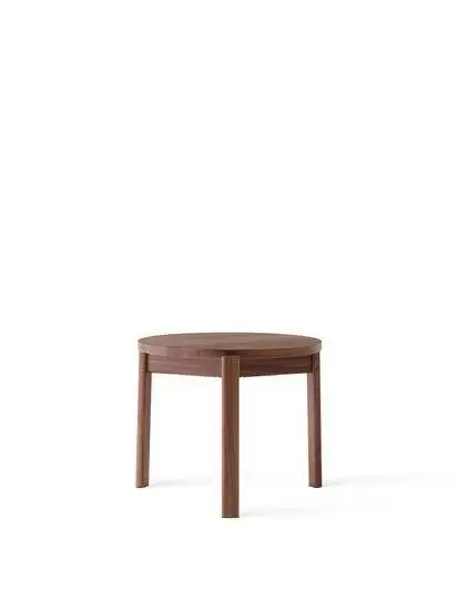 Audo Copenhagen - Passage Lounge Table Ø50, Walnut