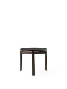 Audo Copenhagen - Passage Lounge Table, Ø50, Dark Lacquered Oak