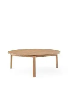 Audo Copenhagen - Passage Lounge Table, Ø90, Natural Oak