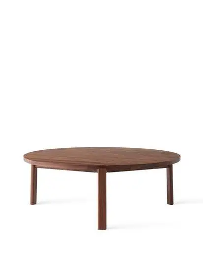 Audo Copenhagen - Passage Lounge Table Ø90, Walnut