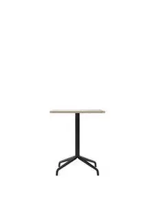 Audo Copenhagen - Harbour Column, Dining Table, 
70 x 60 x H:73 cm, Black Steel Star Base, Kunis Breccia Stone Top