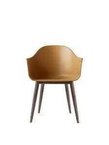 Audo Copenhagen - Harbour Dining Chair, Mørk eg, Khaki sæde