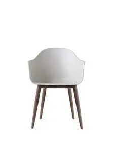 Audo Copenhagen - Harbour Dining Chair, Mørk eg, Lysegrå sæde
