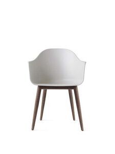 Audo Copenhagen - Harbour Dining Chair, Mørk eg, Lysegrå sæde