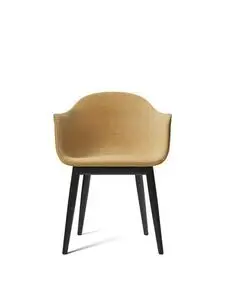 Audo Copenhagen - Harbour Dining Chair, Sort eg, 0022 Moss sæde