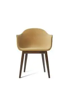 Audo Copenhagen - Harbour Dining Chair, Mørk eg, 0022 Moss sæde