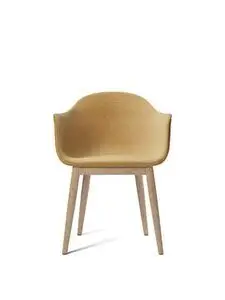 Audo Copenhagen - Harbour Dining Chair, Neutral eg, 0022 Moss sæde