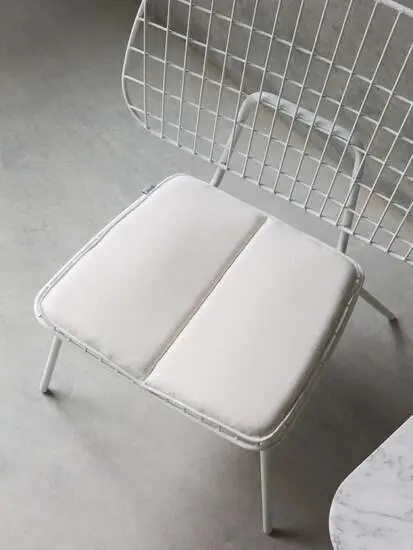 Audo Copenhagen - WM String Cushion, Outdoor/Lounge, Ivory White