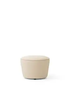 Audo Copenhagen - Cairn Pouf, Ø60, PC2T, EU/US - CAL117 Foam, 0200 (Beige) Hallingdal, Hallingdal, Kvadrat