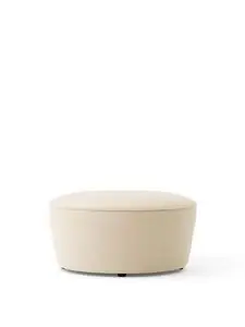 Audo Copenhagen - Cairn Pouf, Oval, PC2T, EU/US - CAL117 Foam, 0200 (Beige), Hallingdal, Hallingdal, Kvadrat