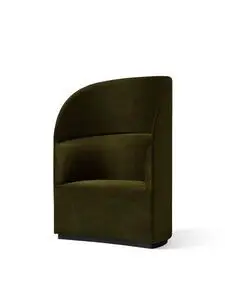 Audo Copenhagen - Tearoom, Lounge Chair, High Back, PC1T, EU - HR Foam, 1-3114-035 (Green), Champion, Champion, JAB