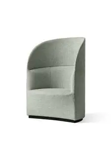 Audo Copenhagen - Tearoom, Lounge Chair, High Back, EU - HR Foam, 0006 (White), Safire, Sahco, Kvadrat