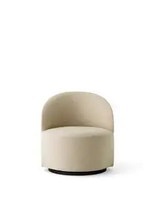 Audo Copenhagen - Tearoom, Lounge Chair, Swivel w/Return, Upholstered With PC2T, EU - HR Foam, 0200 (Beige), Hallingdal, Hallingdal, Kvadrat