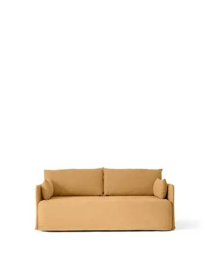 Audo Copenhagen - Offset 2-Seater, Sofa With Loose Cover, Audo Cotlin, Wheat