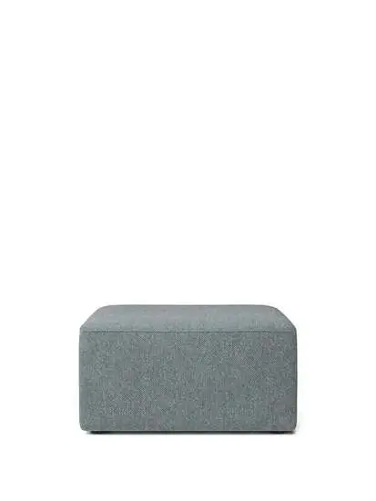Audo Copenhagen - Eave Modular 75, Pouf, Depth 75cm, Upholstered PC3T EU/HR foam,0012 (Blue), Safire, Kvadrat (Sahco),Safire, Kvadrat
